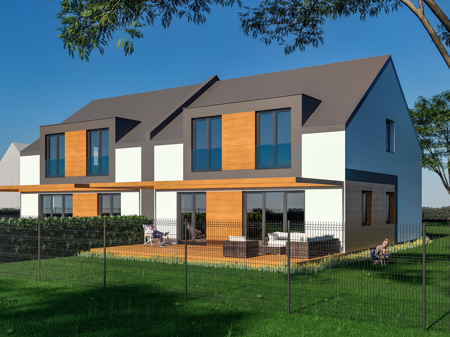 Dom w zabudowie bliźniaczej gm. Piaseczno