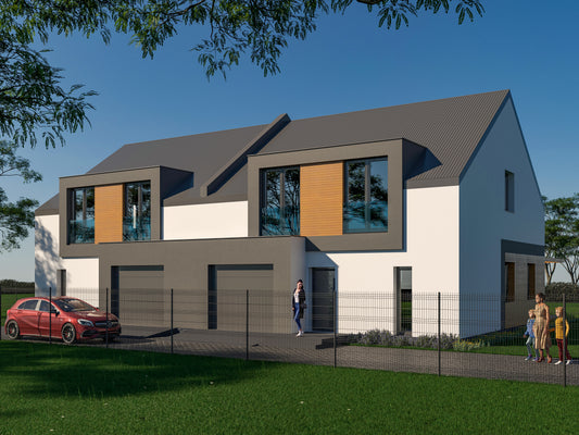 Dom w zabudowie bliźniaczej gm. Piaseczno